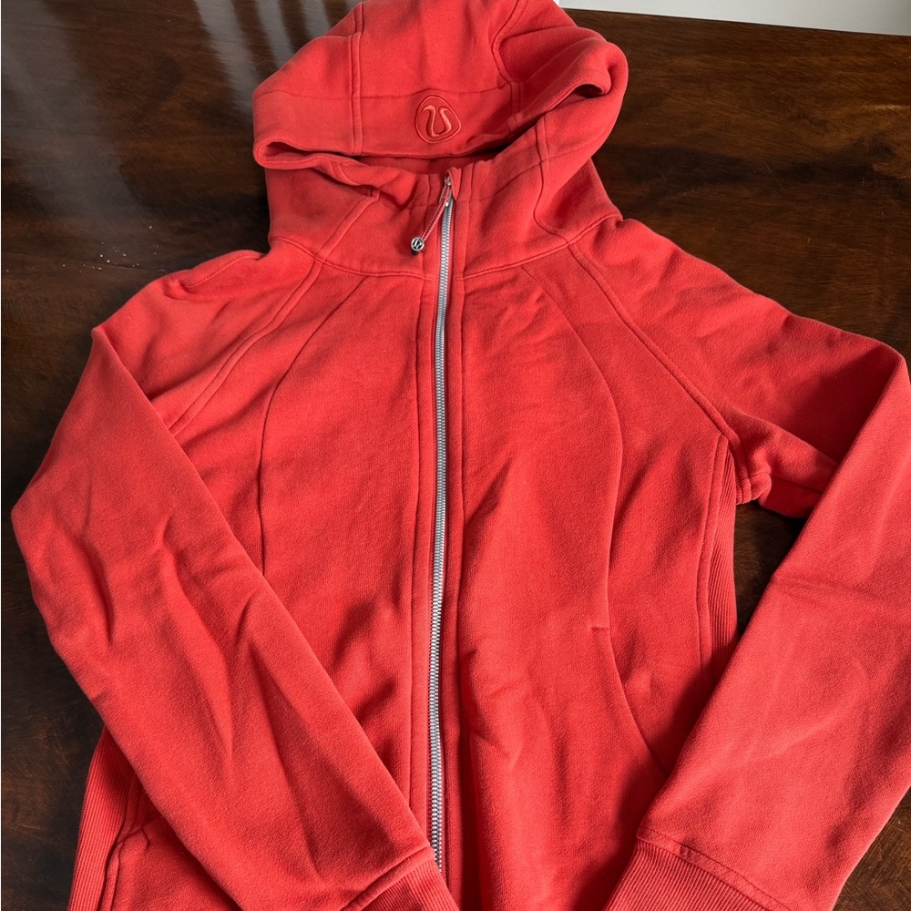 lululemon Scuba Full-Zip Hoodie Orange